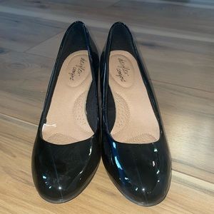 Glossy Leather Heels